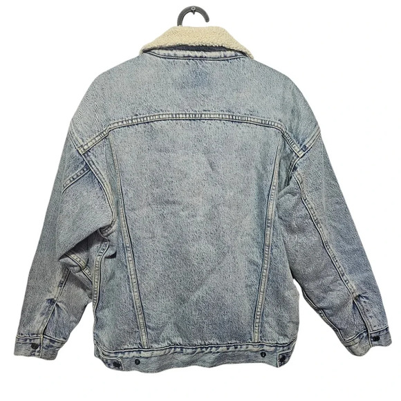 Levi’s dad Sherpa trucker denim‎ jacket size x-small - Picture 7 of 12
